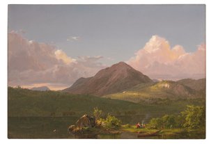 Monte Newport en la isla Mount Desert, c.1851-53