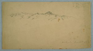 Monte Pichincha desde Chillo, Ecuador de Frederic Edwin Church