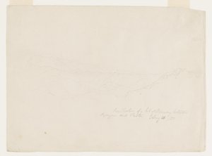 Paisaje montañoso entre Popyan y Pasto, Colombia de Frederic Edwin Church