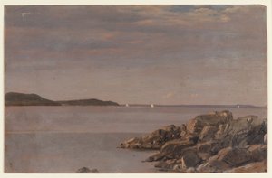 Isla del Monte Desierto, costa de Maine de Frederic Edwin Church