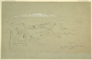 Monte Líbano entre Yafoof y Baalbek de Frederic Edwin Church