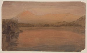 Montes Katahdin y Turner desde el lago Katahdin de Frederic Edwin Church
