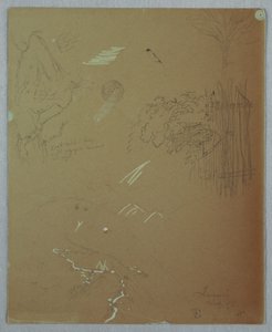 Estudios de la naturaleza, Montañas Azules, Jamaica de Frederic Edwin Church