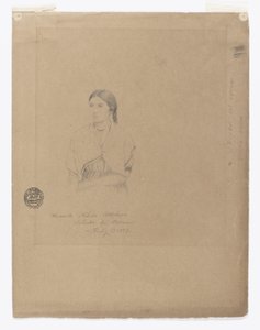 Retrato de niña boliviana: Señorita Filetta Molina Bolador del Carmen, Colombia de Frederic Edwin Church