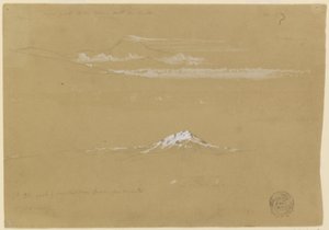 Sincholagua, Mañana, desde el Templo del Sol, Quito de Frederic Edwin Church