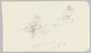Estudios de un hombre remando en canoa en el río Millinocket