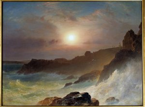 Amanecer en la costa de Maine en los Estados Unidos en 1863 de Frederic Edwin Church