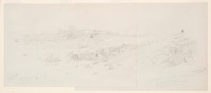 Templos por la mañana, Baalbek de Frederic Edwin Church