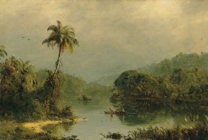 Paisaje tropical de Frederic Edwin Church