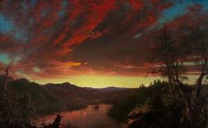 Crepúsculo en el desierto, 1860