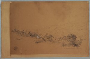 Valle con el aserradero de McAllister, Colombia de Frederic Edwin Church