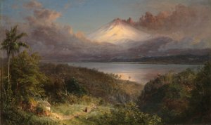 Vista del Cotopaxi de Frederic Edwin Church