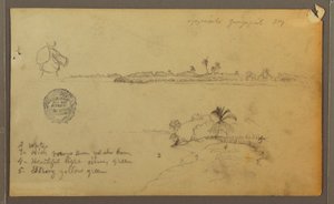 Vistas de la orilla este del río Guayas, frente a Guayaquil, Ecuador de Frederic Edwin Church