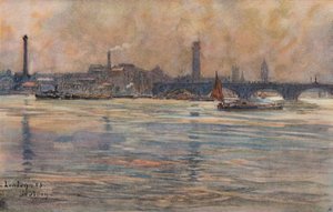 El Támesis, Londres, c1893