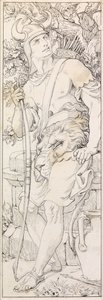 Coraje para la Capilla de la Ascensión de Frederic James Shields