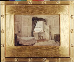 Workroom and Deathroom de William Blake, c1880 (acuarela sobre papel) de Frederic James Shields