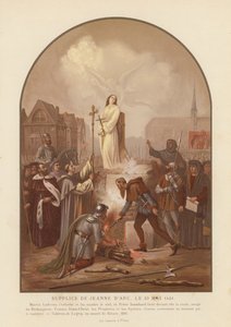Martirio de Juana de Arco de Frederic Legrip