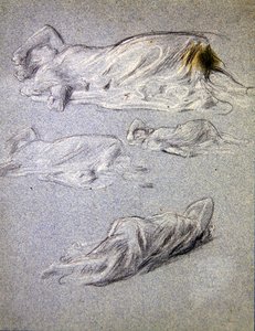 Estudio para Cimon e Ifigenia de Frederic Leighton