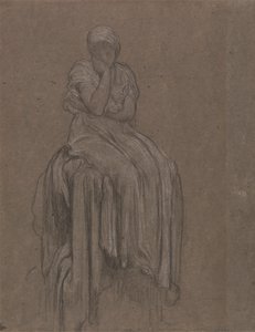 Estudio para la soledad de Frederic Leighton