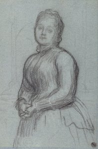 Estudio para el retrato de Hannah, condesa de Rosebery, c.1880 de Frederic Leighton