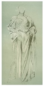 Estudio de Daphnephoria, c1880-1882 de Frederic Leighton