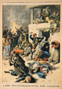Eventos de Creta, de "Le Petit Journal", 26 de julio de 1896