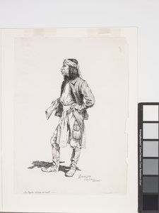 Un soldado apache o explorador de Frederic Remington