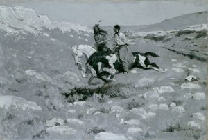 Ceremonia del caballo más rápido de Frederic Remington