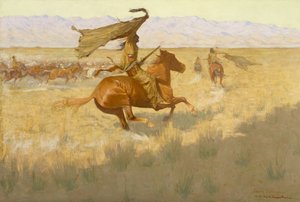 Cambio de propiedad (La estampida: Ladrones de caballos) 1903 de Frederic Remington