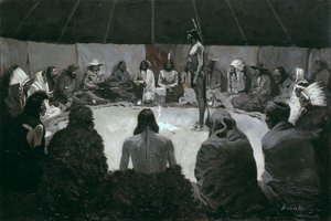 Se lo diré al hombre blanco de Frederic Remington