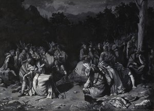 Reunión india de Frederic Remington