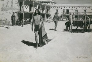 Nada más que miradas alegres siguieron al murciélago de Frederic Remington