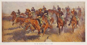 En las llanuras del sur en 1860, pub.1909 de Frederic Remington