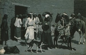 Pueblo Indian Village de Frederic Remington