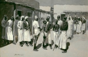 Mercado de esclavos de Frederic Remington