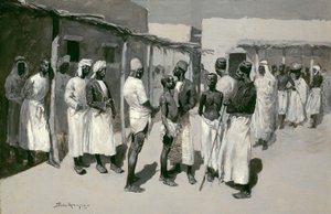 Mercado de esclavos de Frederic Remington