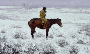 El chico del rebaño de Frederic Remington