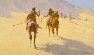 La conferencia, 1903 de Frederic Remington