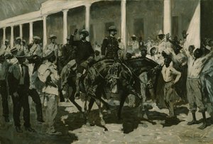 El regreso de Gómez a La Habana de Frederic Remington