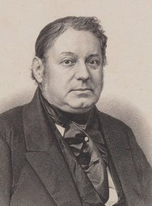 Retrato del pianista y compositor Amédée Méreaux 1802-1874