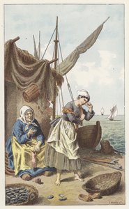 A la pesca de mejillones de Frederic Theodore (after) Lix