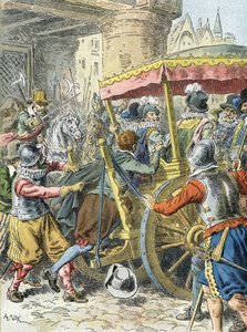 Asesinato del rey Enrique IV (1610) de Frederic Theodore (after) Lix