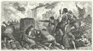 Defensa de Zaragoza contra los franceses de Frederic Theodore (after) Lix