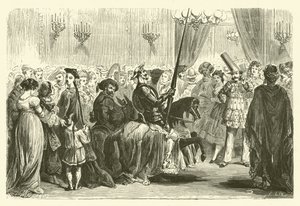 Baile de máscaras del Gran Mundo: entrada de Don Quijote de Frederic Theodore (after) Lix