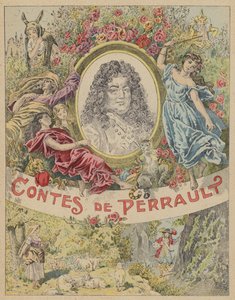 Ilustración de la portada para Les Contes de Perrault
