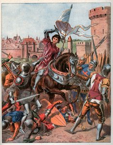 Juana de Arco es capturada el 23 de mayo de 1430 y entregada a los ingleses en Compiègne.