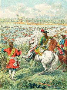 El rey Luis XIV cruzando el Rin de Frederic Theodore Lix