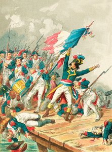 Napoleón Bonaparte en el Puente de Arcole