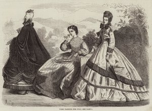 Moda de París para Julio de Frederic Theodore Lix