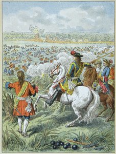 Paso del Rin por los ejércitos del rey Luis XIV de Frederic Theodore Lix